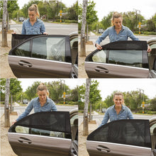Load image into Gallery viewer, Car Window Shade (2 Pics) - Sun, Glare, and UV Rays Protection for Your Child - Baby Side Window Car Sun Shades