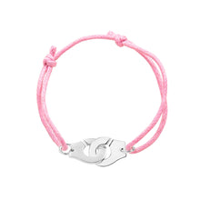 Load image into Gallery viewer, Moonmory Silver Handcuff Bracelet 925 Sterling Silver Wedding Bracelets For Women And Men Menottes Adjust France Style Jewelry