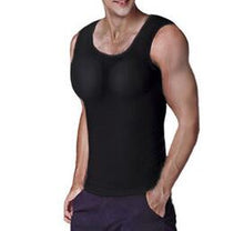 Load image into Gallery viewer, Men ABS Invisible Pads Shaper Fake Muscle Chest Tops Soft Protection Male Sponge Enhancers Undershirt