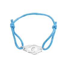 Load image into Gallery viewer, Moonmory Silver Handcuff Bracelet 925 Sterling Silver Wedding Bracelets For Women And Men Menottes Adjust France Style Jewelry