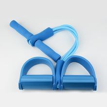 Load image into Gallery viewer, Home Fitness Elastic Band For Exercise Training Fitness Gum 4 Tube Resistance Bands Pedal Puller Training Equipment