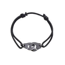 Load image into Gallery viewer, Moonmory Silver Handcuff Bracelet 925 Sterling Silver Wedding Bracelets For Women And Men Menottes Adjust France Style Jewelry