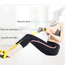 Load image into Gallery viewer, Home Fitness Elastic Band For Exercise Training Fitness Gum 4 Tube Resistance Bands Pedal Puller Training Equipment