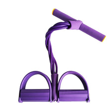 Load image into Gallery viewer, Home Fitness Elastic Band For Exercise Training Fitness Gum 4 Tube Resistance Bands Pedal Puller Training Equipment