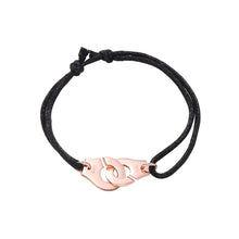 Load image into Gallery viewer, Moonmory Silver Handcuff Bracelet 925 Sterling Silver Wedding Bracelets For Women And Men Menottes Adjust France Style Jewelry