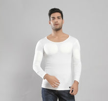 Load image into Gallery viewer, Men ABS Invisible Pads Shaper Fake Muscle Chest Tops Soft Protection Male Sponge Enhancers Undershirt