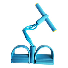 Load image into Gallery viewer, Home Fitness Elastic Band For Exercise Training Fitness Gum 4 Tube Resistance Bands Pedal Puller Training Equipment