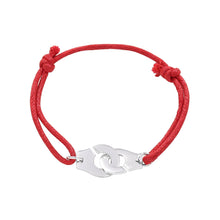 Load image into Gallery viewer, Moonmory Silver Handcuff Bracelet 925 Sterling Silver Wedding Bracelets For Women And Men Menottes Adjust France Style Jewelry