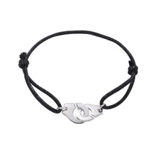 Load image into Gallery viewer, Moonmory Silver Handcuff Bracelet 925 Sterling Silver Wedding Bracelets For Women And Men Menottes Adjust France Style Jewelry