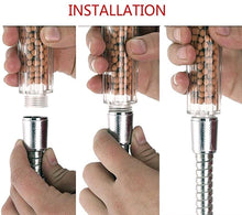 Load image into Gallery viewer, Led Shower Head, Purifying Filter Water Saving 7 Colors Automatically No Batteries Needed Spray Handheld Showerheads