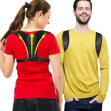 Load image into Gallery viewer, Posture Corrector-Back Brace for Men and Women- Fully Adjustable Straightener for Mid, Upper Spine Support- Neck, Shoulder, Clavicle, and Back Pain Relief-Breathable
