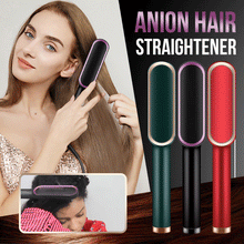 Load image into Gallery viewer, Hair Straightener Brush and Straightening Comb for Women
