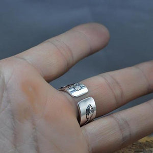 Lotus Silver Ring