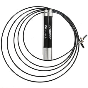 Speed Jump Rope Ball Bearing Metal Handle Sport Skipping,Stainless Steel Cable Crossfit Fitness Equipment