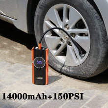 Load image into Gallery viewer, Portable 1000A Car Jump Starter 150PSI Air Compressor 14000mAh Power Bank Air Pump Tire Inflator Car Ignition Starter Booster
